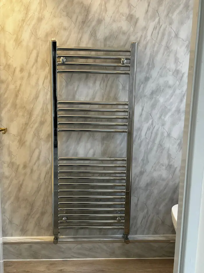 Radiator installation by NDO Plumbing & Gas