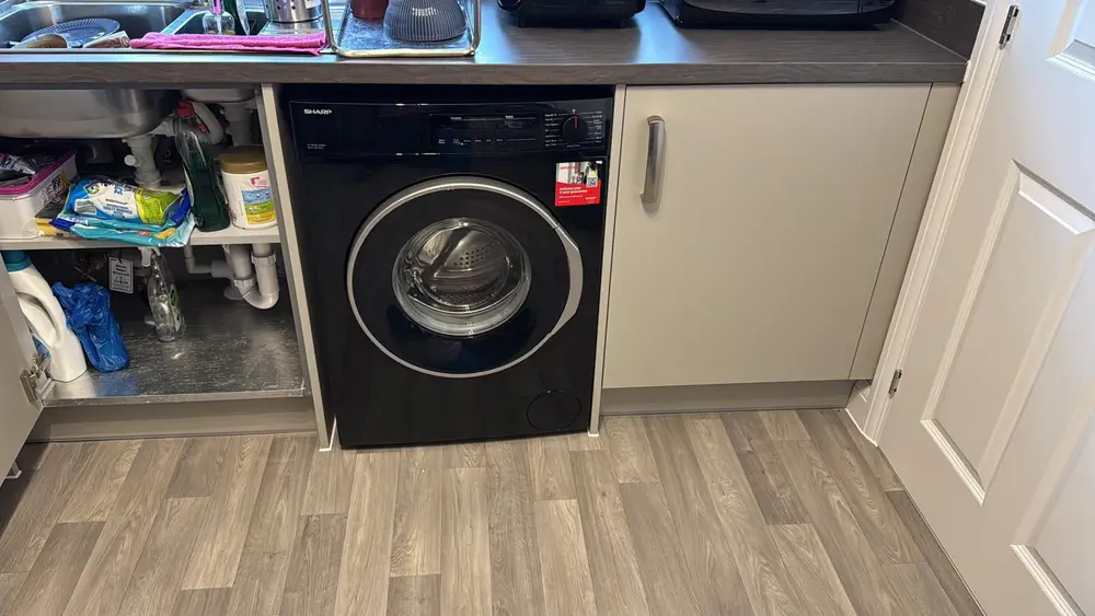 Washing machine installation by NDO Plumbing & Gas